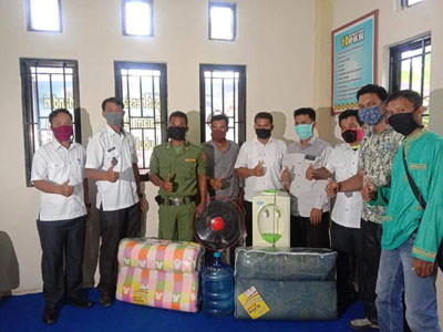 Pemdes LubuK Muda Siapkan Tempat Isolasi Mandiri Untuk ODP Covid-19